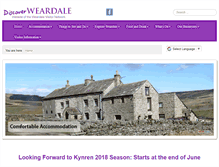 Tablet Screenshot of discoverweardale.com